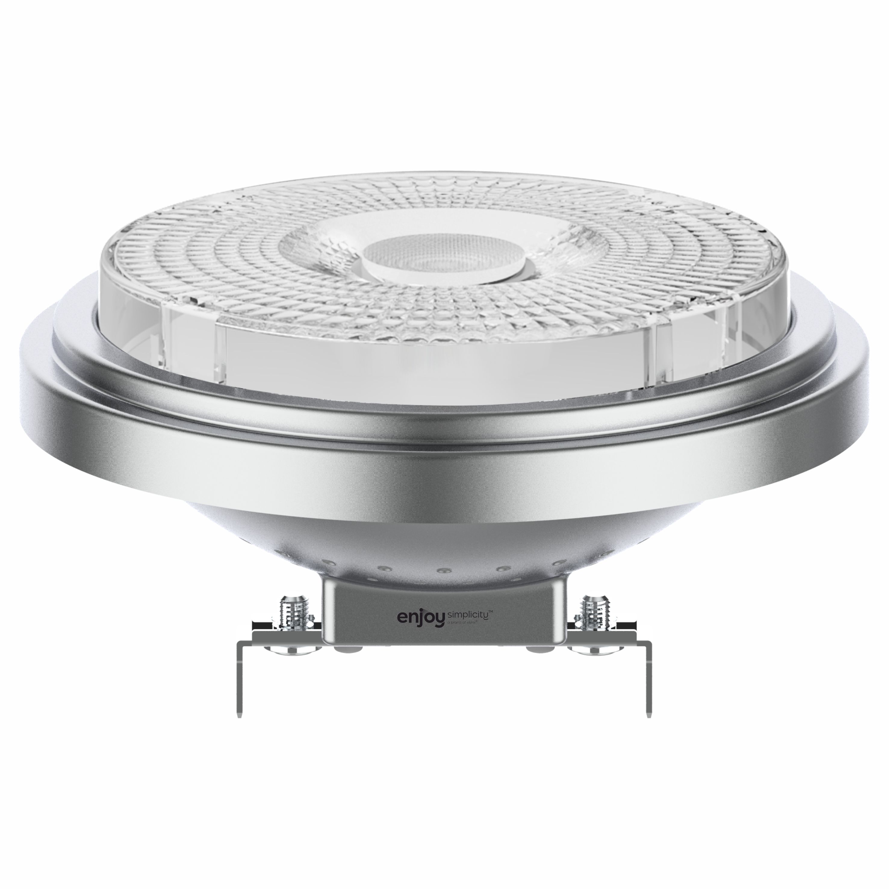 EL811913 | EL811913 | LED AR111 DIM 12V G53|7.3W(>50W)|2700k|530lm|40?|Silver|{enjoysimplicity}